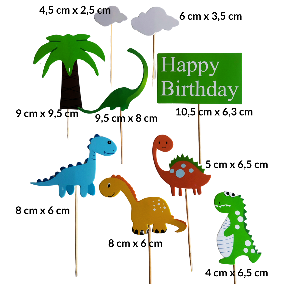 Topper Dino Hey Cake 1827